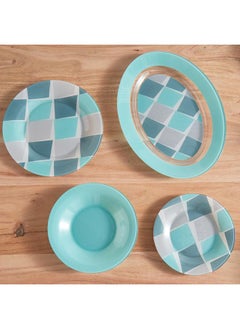 Luminarc Ambi Carron Ocean 46 Piece Dinner Set  - Image 2