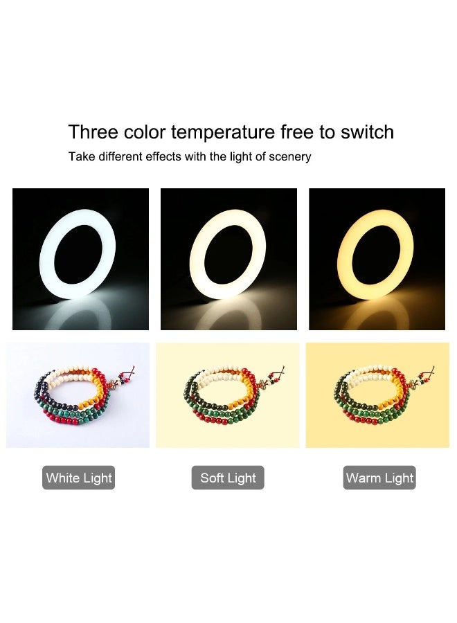 PULUZ Portable 3 Pack Light Box Photography, Professional 12.3'' Photo Studio Light Box, Large Dimmable Photo Booth, Shooting Tent, Soft Box with 6 Color Backdrops, 2*4.6 inch Adjustable Ring LED Lights - Image 5