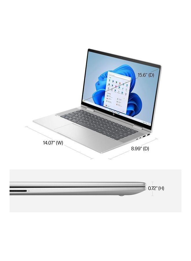HP (Upgraded Version) Envy X360 15-fe0053dx Touchscreen Laptop With 15.6-Inch FHD Touchscreen Display, Core i7-1355u Processor/16GB RAM/512GB SSD/Intel Iris xe Graphics/Windows 11 English Grey - Image 3