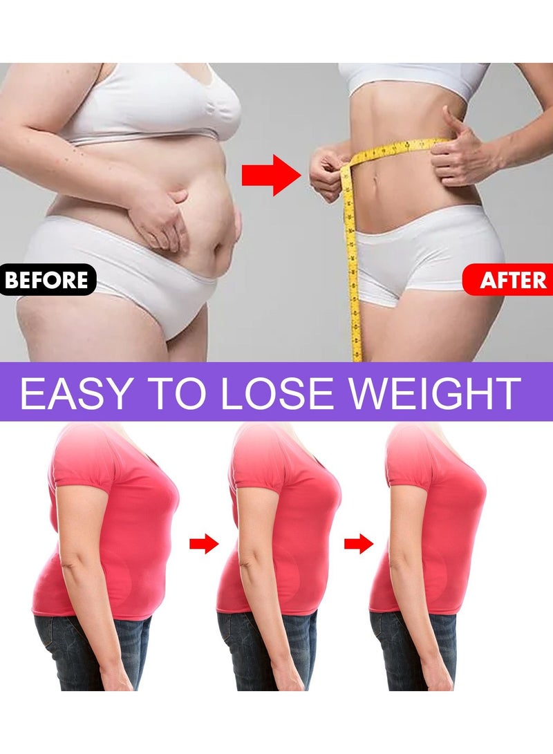 EELHOE 30 قطعة لاصقة تشكيل السرة، لاصقة تنحيف الجسم، صحية ولطيفة، آمنة وفعالة، تساعد على إزالة السموم وشد البشرة - Image 4