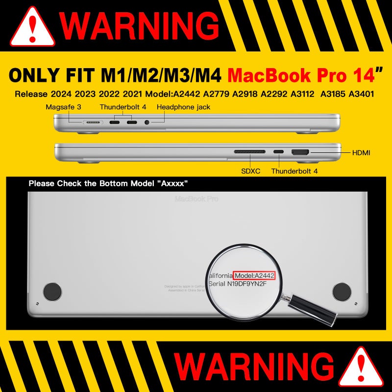 CISSOOK Case for MacBook Pro 14 Inch M5 M4 M3 M2 M1 Chip 2025 2024 2023 2022 2021 Release Model A3434 A3112 A3185 A3401 A2992 A2918 A2779 A2442, Hard Shell Cover for MacBook Pro 14 - Astronaut - Image 2