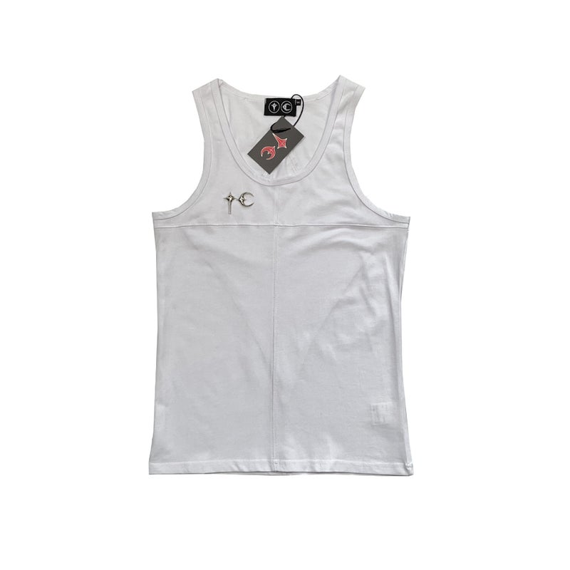 Corteiz Classic Alcatraz Print Embroidered Five-Star American Trendy Brand Summer Loose Vest For Men And Women - Image 5