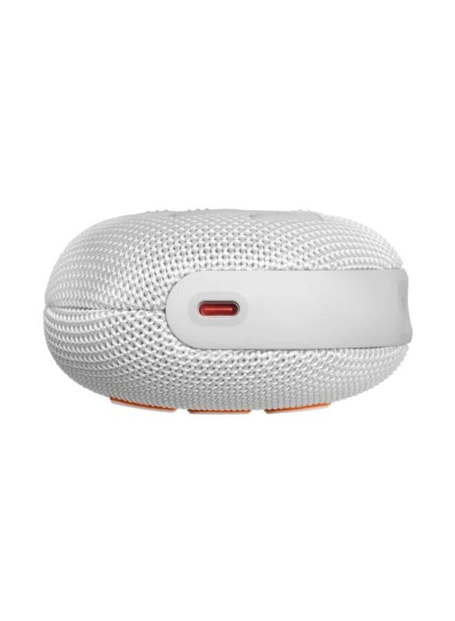 JBL Clip 5 Ultra-Portable Waterproof Speaker White - Image 4