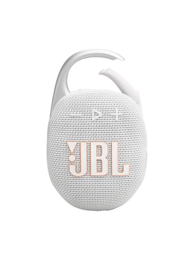 JBL Clip 5 Ultra-Portable Waterproof Speaker White - Image 3