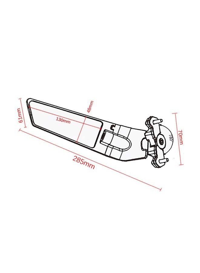 PACEWALKER Motorcycle Adjustable Aluminum Rearview Mirror Wind Wing Mirror Compatible with 2018-2022 KAWASAKI Ninja 400 650 ZX10R ZX6R ZX-636 Honda Suzuki(Anti-glare lens) - Image 5