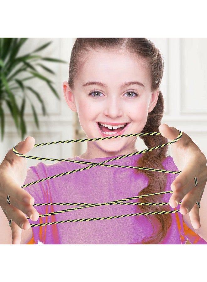 ArtCreativity ArtCreativity 63 Inch String for Cat’s Cradle Game, 2 Pieces, Long & Slightly Stretchy, Classic Indoor and Outdoor Fun for Kids, Party Favor and Gift for Boys and Girls, Updated: Continuous Loop  - Image 4