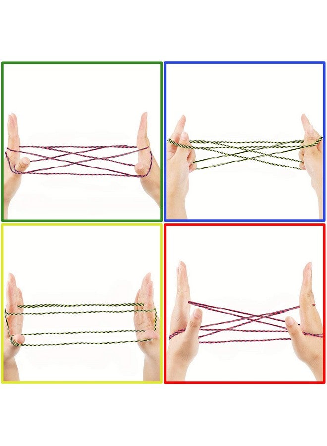 ArtCreativity ArtCreativity 63 Inch String for Cat’s Cradle Game, 2 Pieces, Long & Slightly Stretchy, Classic Indoor and Outdoor Fun for Kids, Party Favor and Gift for Boys and Girls, Updated: Continuous Loop  - Image 3