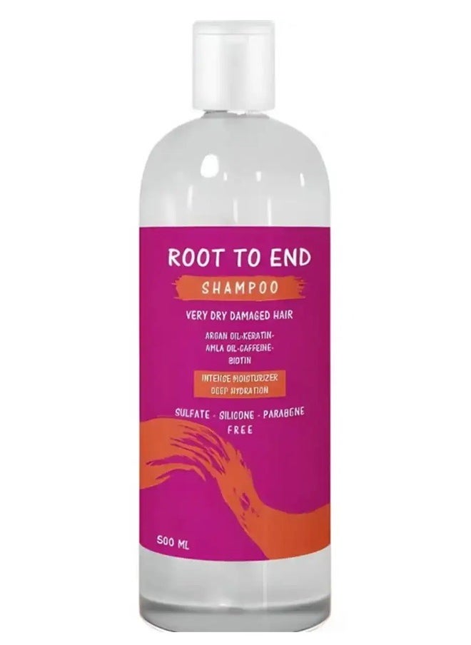 ROOT TO END - Advanced Shampoo For Dry Hair 500ml - Image 1