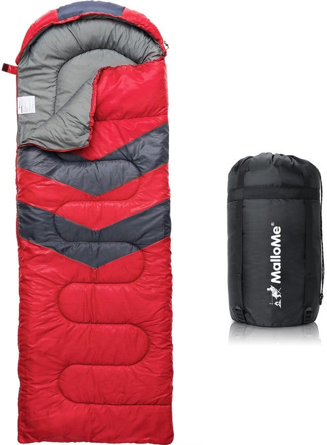 MalloMe Sleeping Bags for Adults & Kids - Ultralight Backpacking Single 4 Season Sleeping Bag for Camping Hiking Outdoor Travel, Cold Weather & Warm - Lightweight Compact, Summer & Winter - Image 1