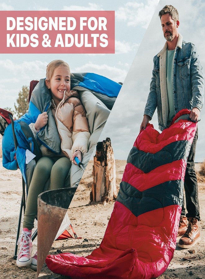 MalloMe Sleeping Bags for Adults & Kids - Ultralight Backpacking Single 4 Season Sleeping Bag for Camping Hiking Outdoor Travel, Cold Weather & Warm - Lightweight Compact, Summer & Winter - Image 5