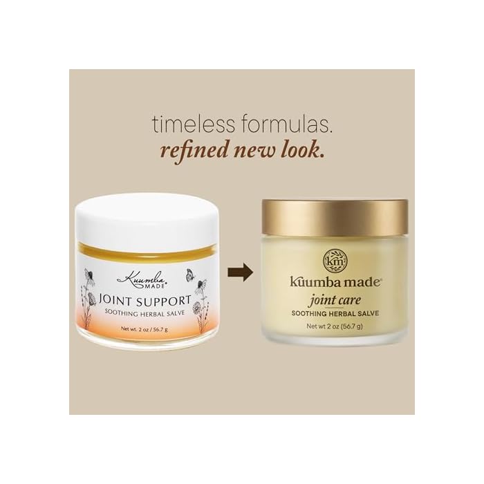 Kuumba Made Joint Care Salve, Comforting Balm with Arnica & Ginger, 2 Oz | Botanical Salve Comforts & Revitalizes Overworked Joints & Surrounding Skin with St. John's Wort & Plant Infusions - Image 2