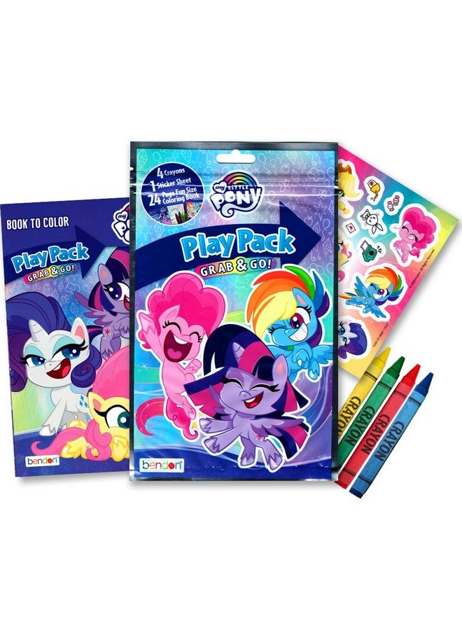 Bendon My Little Pony Coloring And Activity Book Bundle With Coloring Book Play Pack Stickers And More - Image 5