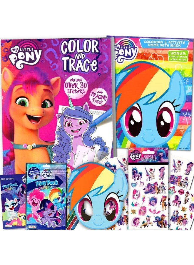 Bendon My Little Pony Coloring And Activity Book Bundle With Coloring Book Play Pack Stickers And More - Image 1