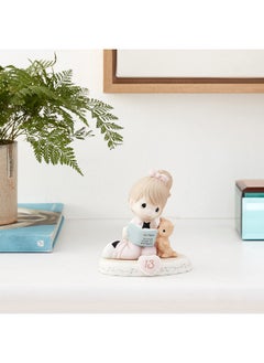 Precious Moments Precious Moments Growing in Grace Age 13 | Brunette Girl Bisque Porcelain Figurine | Birthday Gift | Birthday Collection | Room Decor & Gifts | Hand-Painted  - Image 2