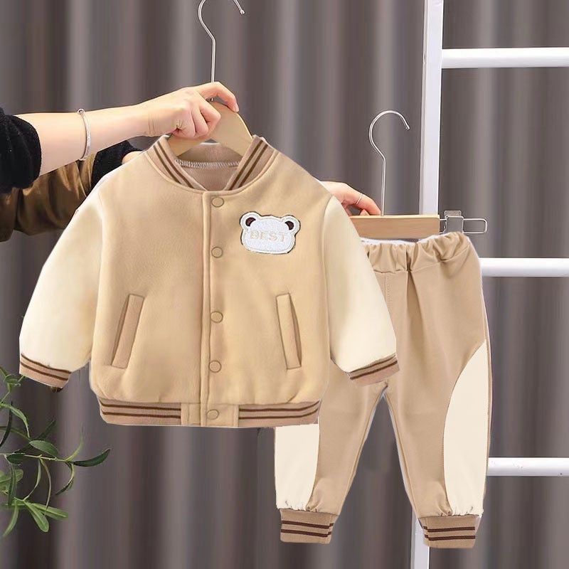 One-Piece Delivery Children'S Fashion Baseball Uniform Suit 0-5 Years Old Spring South Korea Children'S Clothing Boys' Embroidered Baby Spring Clothes 3 - Image 4
