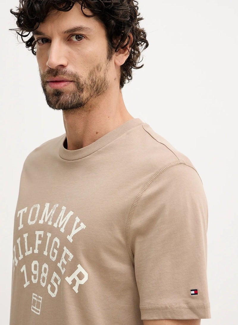 TOMMY HILFIGER Logo Crew Neck T-Shirt - Image 3