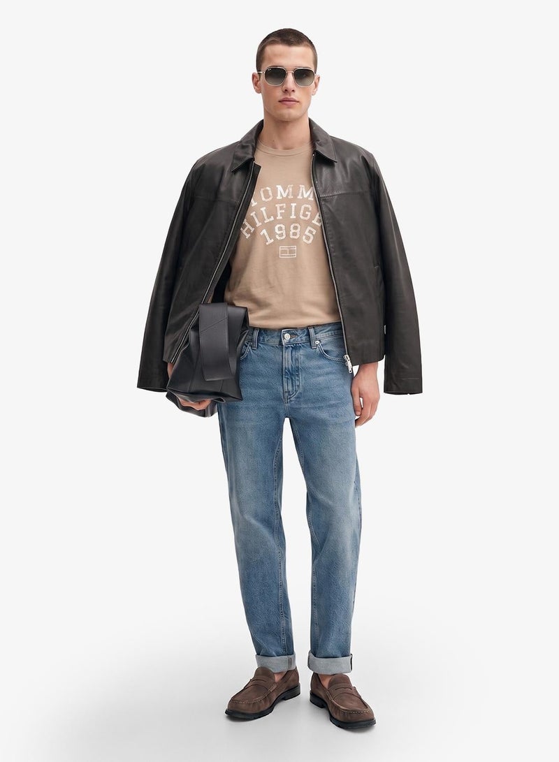 TOMMY HILFIGER Logo Crew Neck T-Shirt - Image 1