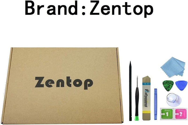 Zentop Touch Screen Digitizer for Black iPad 7/8 2019 2020 7th/8th Generation 10.2" A2197 A2198 A2200 A2270 A2428 A2429 A2430 Front Glass Assembly Replacement with Toolkit(Without Home Button) - Image 5