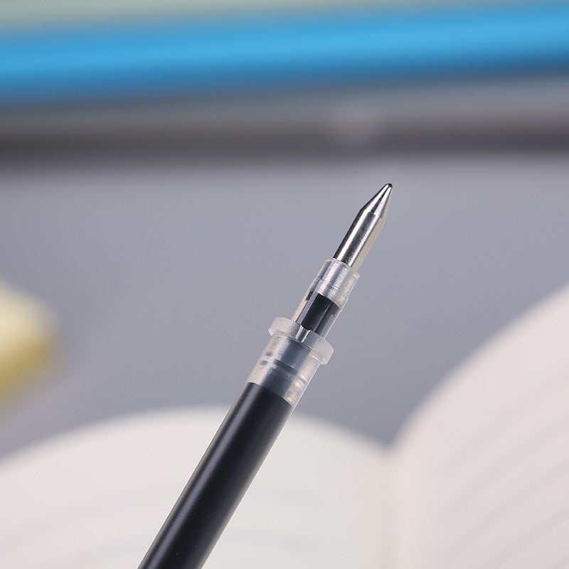 M & G القرطاسية ، 0.5MM أسود جل عبوات القلم ، سحب كاب رصاصة طرف عبوات ، عبوات القلم التوقيع ، عبوات القلم الحبر ، Q7 / 6600 / 33109 متوافق ، 20 قطعة / مربع ، MG6102 - Image 4