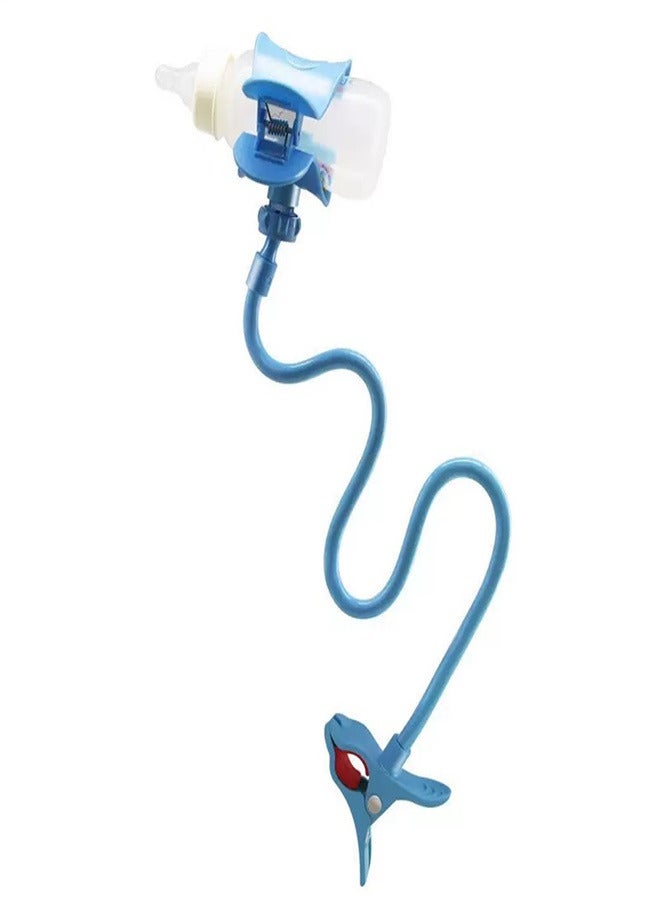 Baby Bottle Holder Multifunctional 360º Rotating Feeding Hands Free Baby Water Assisted Drinking Milk Feeding Bottle Clamp Bracket - Image 1