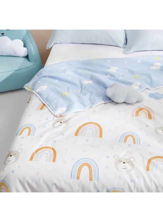 Luolaikids Home Textile Beibei Bear Class A Cotton Fiber Summer Quilt For Kindergarten Single 120*150cm