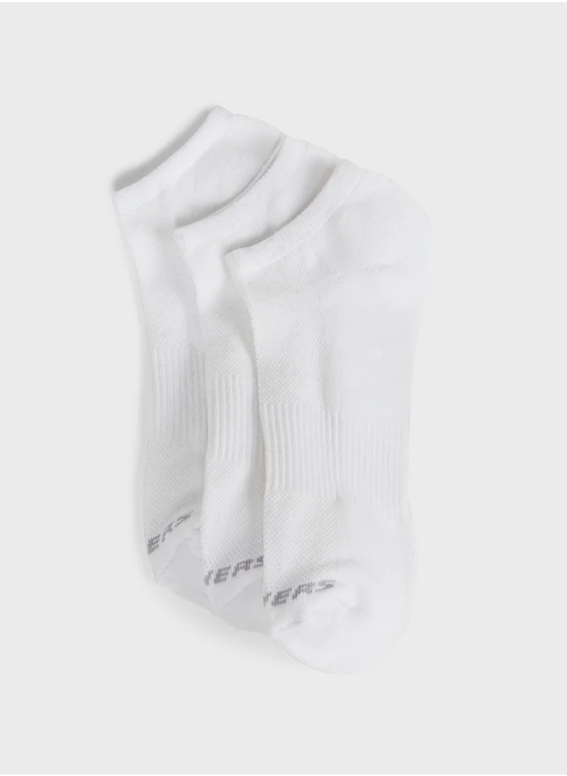 SKECHERS 3 Pack No Show Socks