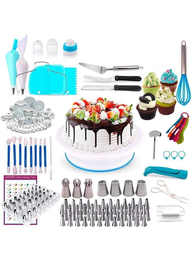 اي ار تي سي طقم تزيين الكيك من 220 قطعة مع طاولة تدوير متعدد الألوان - Image 3