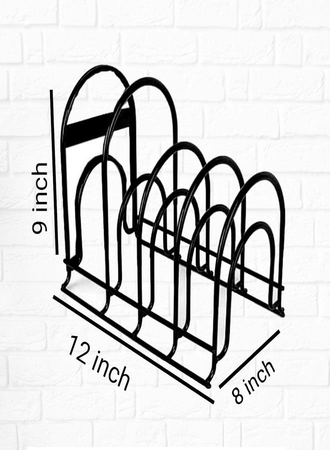 WonderStand رفوف مطبخ WonderStand للأواني والمقالي، منظم رفوف قائم بذاته (5 طبقات)، معدن متين للمنزل/المطبخ - Image 2