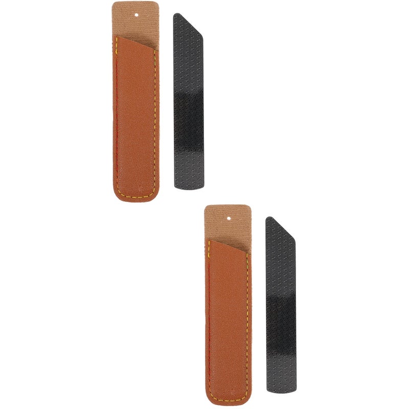 2 Sets of Feet File Tool Dead Skin File Glass File Foot Sole Remover Manual Foot Rubbing Board - Image 1