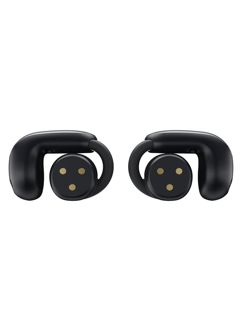 lekikpo - Ultra Open Earbuds, Immersive Audio Open Ear Earbuds, Clip on Earbuds for Comfort, Running Earbuds with OpenAudio for Awareness, Up to 48 Hours of Battery Life, Black - Image 1