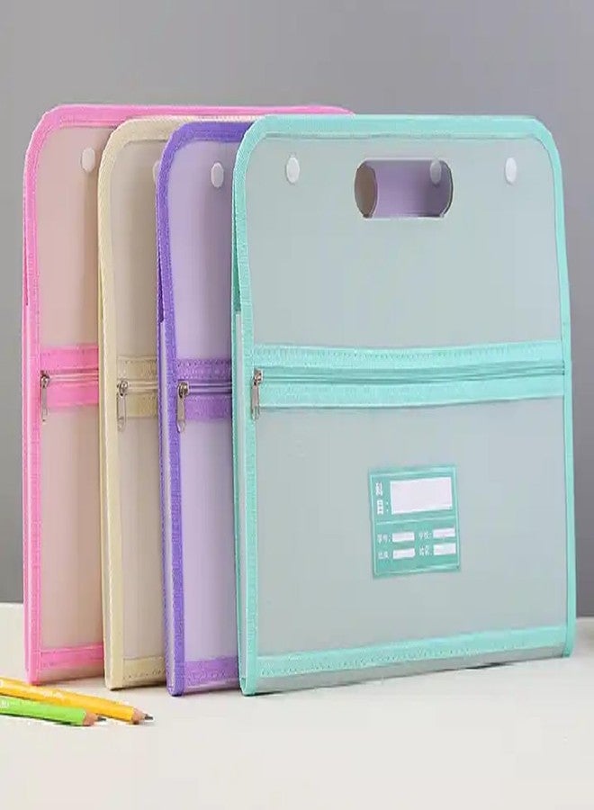 مجلد ملفات أفقي قابل للتوسيع من Shining Zon، 13 جيبًا، منظم ملفات أكورديون لأوراق بحجم A4، منظم حامل مستندات للمدرسة والمنزل والمكتب (عبوة من قطعة واحدة متعددة الألوان) - Image 1