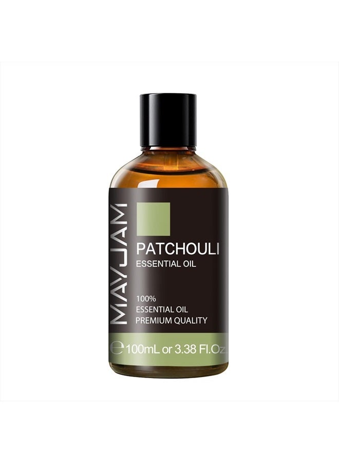 MAYJAM Patchouli Essential Oil, MAYJAM 3.38FL.OZ Essential Oils, Use with Aromatherapy Diffuser, During Yoga, Massage, Bath, Patchouli Oil - Image 2