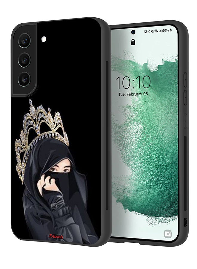 Tolwak Samsung Galaxy S21 FE 5G Protective Case Cover Queen Girl - Image 1