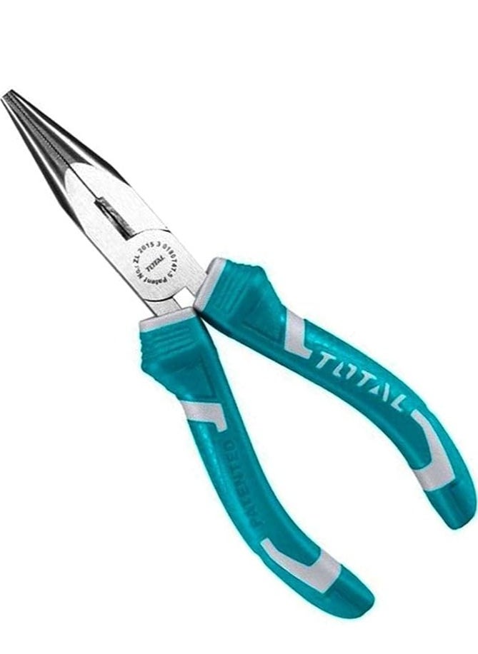 TOTAL Total 160mm Long Nose Pliers - Precision Tool with Anti-Rust Coating and Ergonomic Two-Color Handle for Versatile Use  - Image 2
