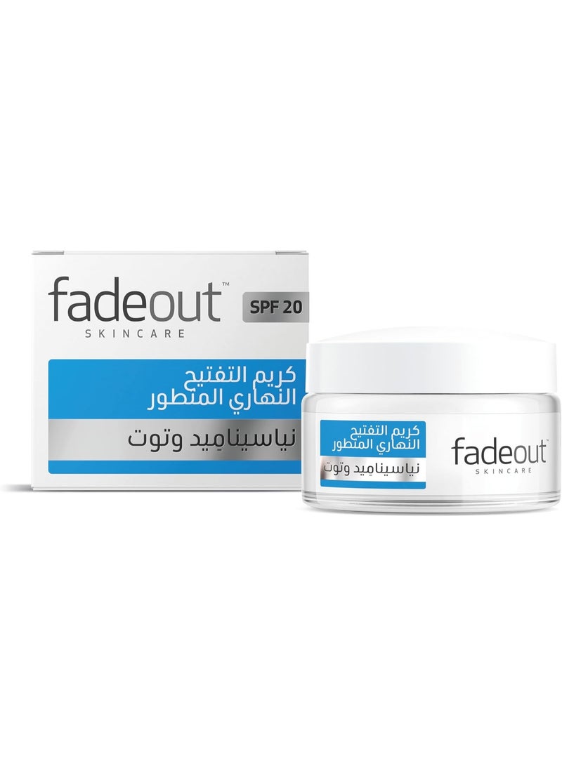 fadeout Fade Out Advanced Whitening Day Cream-Spf20-Niacinamide & Mulberry-Brighten And Correct Uneven Skin Tone-Rapid Hydration And Spf Protection-Gentle Exfoliation-Light Texture-All Skin Types-50Ml - Image 3