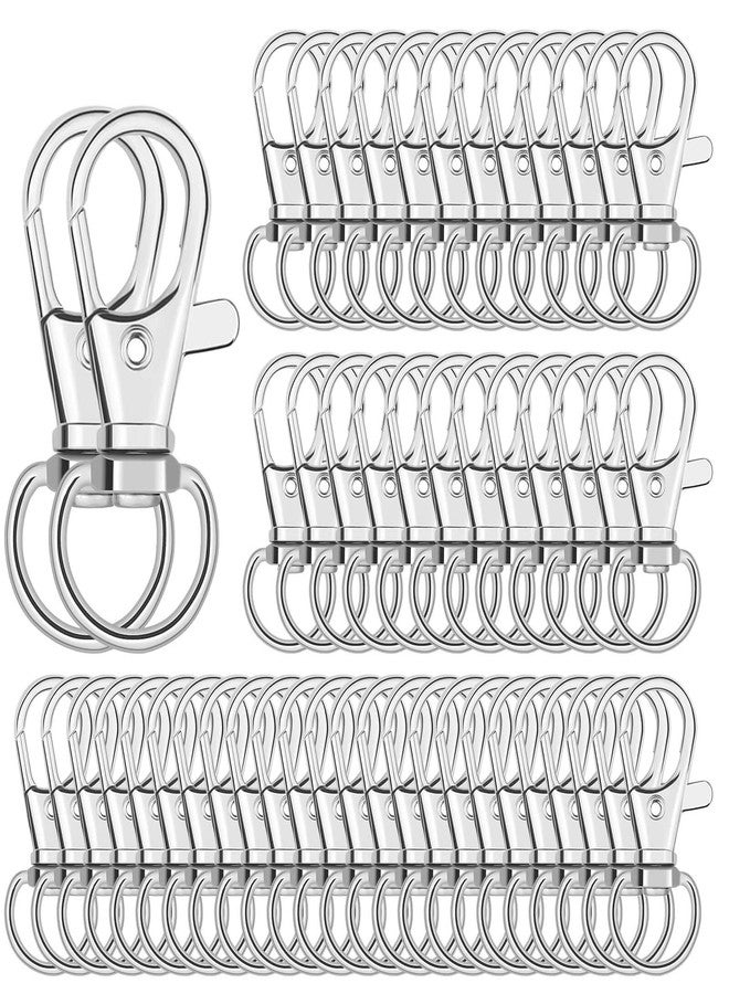 Anezus 150 Pcs Swivel Key Chain Lanyard Carabiner Hook for Key Chain Rings Lanyard - Image 1