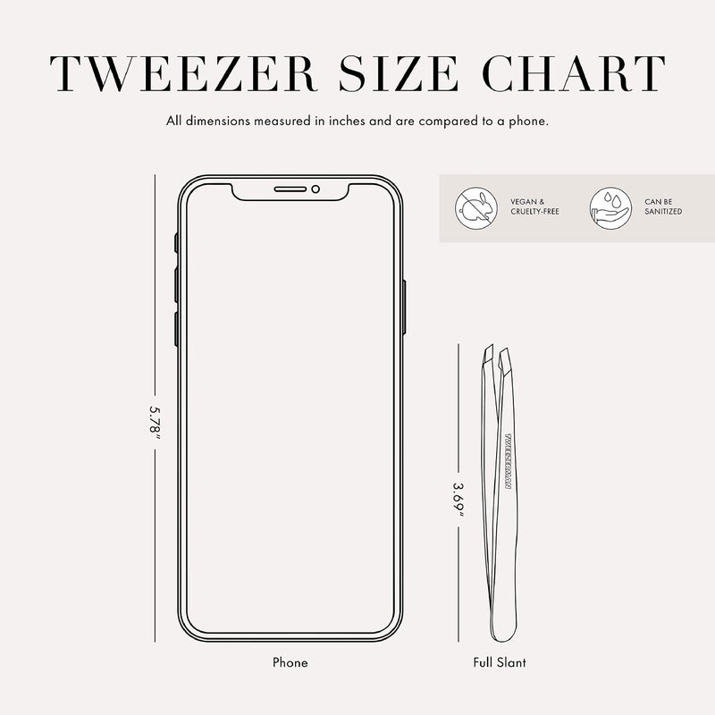 Tweezerman ملقط تويزرمان من الفولاذ المقاوم للصدأ - ملاقط حواجب للنساء والرجال (فولاذ مقاوم للصدأ كلاسيكي) - Image 2