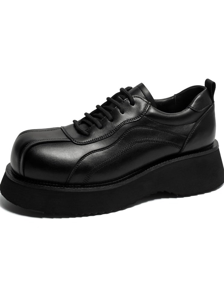 Warrior - Versatile Retro Casual Leather Shoes - Image 1