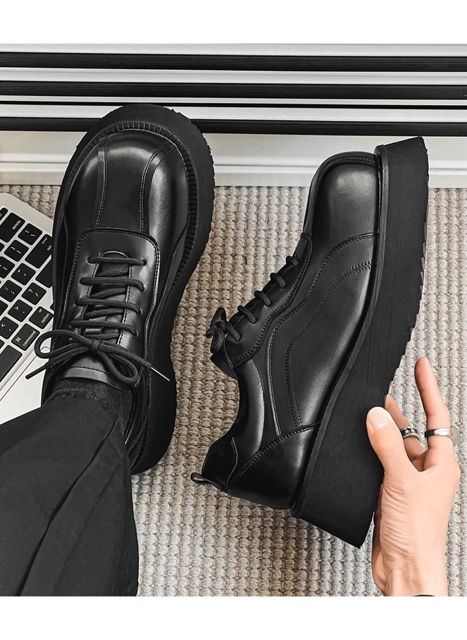 Warrior - Versatile Retro Casual Leather Shoes - Image 1