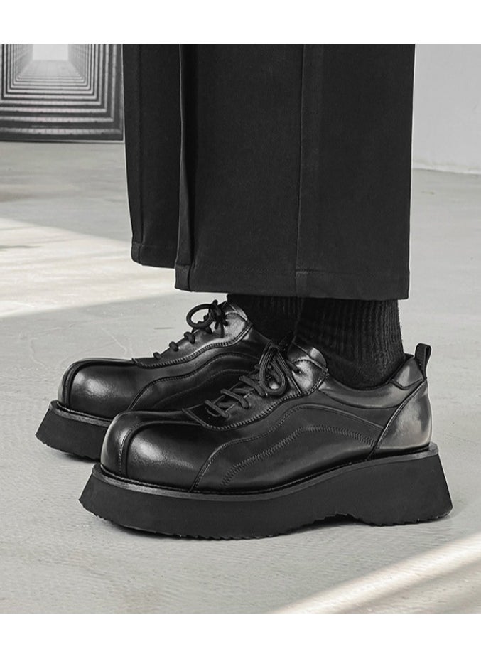 Warrior - Versatile Retro Casual Leather Shoes - Image 1