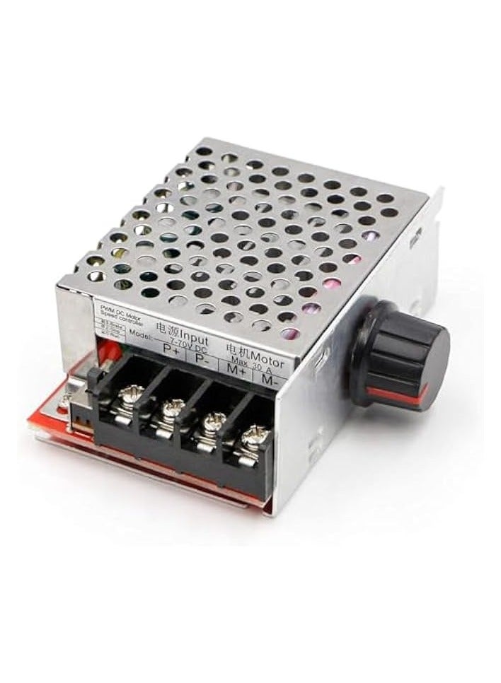 erorex 7-70V 30A PWM DC Motor Speed Controller Switch Control 12V-48V with 30 Amp Fuse - Image 1