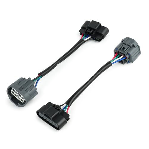 Camotokiit 2PCS HID to Halogen Headlight Wiring Adapter Headlamp Conversion Swap Harness Left Right for GMC Acadia 20072012 Driver Passenger Side 22938889 22938888 - Image 1