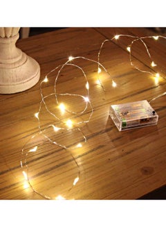Generic 1 Pack Mini Battery Powered Copper Wire Starry Fairy Lights For Bedroom, Party Decoration (5m/16ft Warm White)  - Image 1