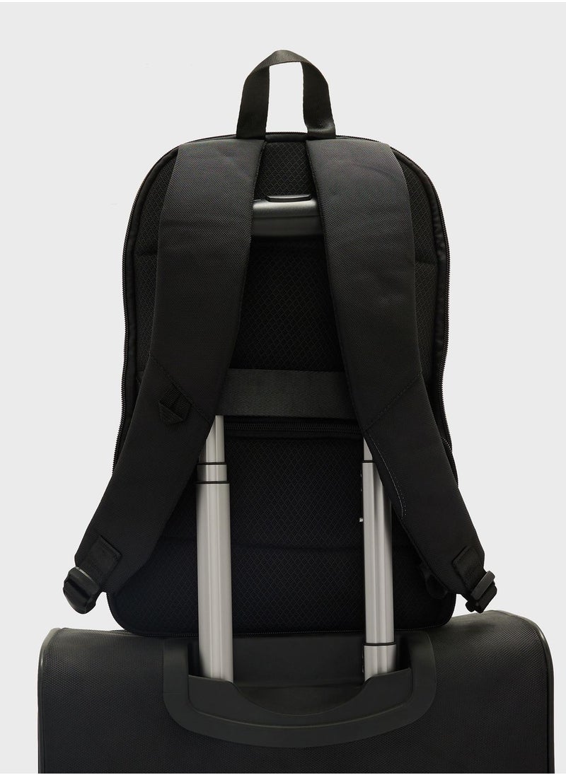Robert Wood - Premium Padded Multi Compartment Laptop Backpack - Image 1