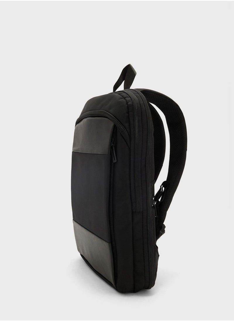 Robert Wood - Premium Padded Multi Compartment Laptop Backpack - Image 1