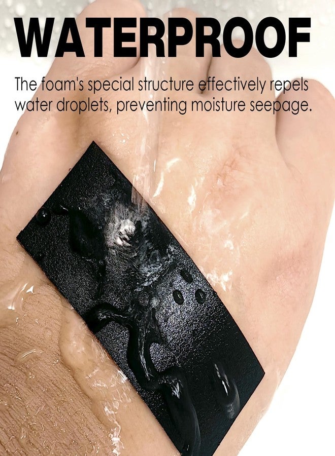 Akissos Lash Tape - Akissos 3 Roll Eye Pads Lash Extensions, Black Lash Tape for Eyelash Extensions, Foam Eye Pads Lash Lift Pads, Lash Supplies for Eyelash Tech - Lint Free Easy to Use Customize Eyelash Pads - Image 3