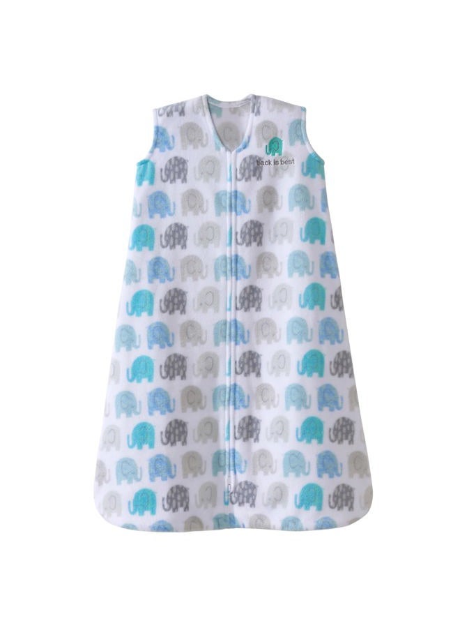 Halo Sleepsack, Micro-Fleece, Elephant Texture, Grey, Medium - Image 1