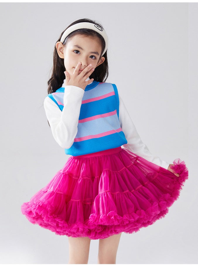 Girls Tutu Skirt Class A Children'S Day Foreign Style Baby Cute Cake Skirt Children'S New Skirt - Image 2