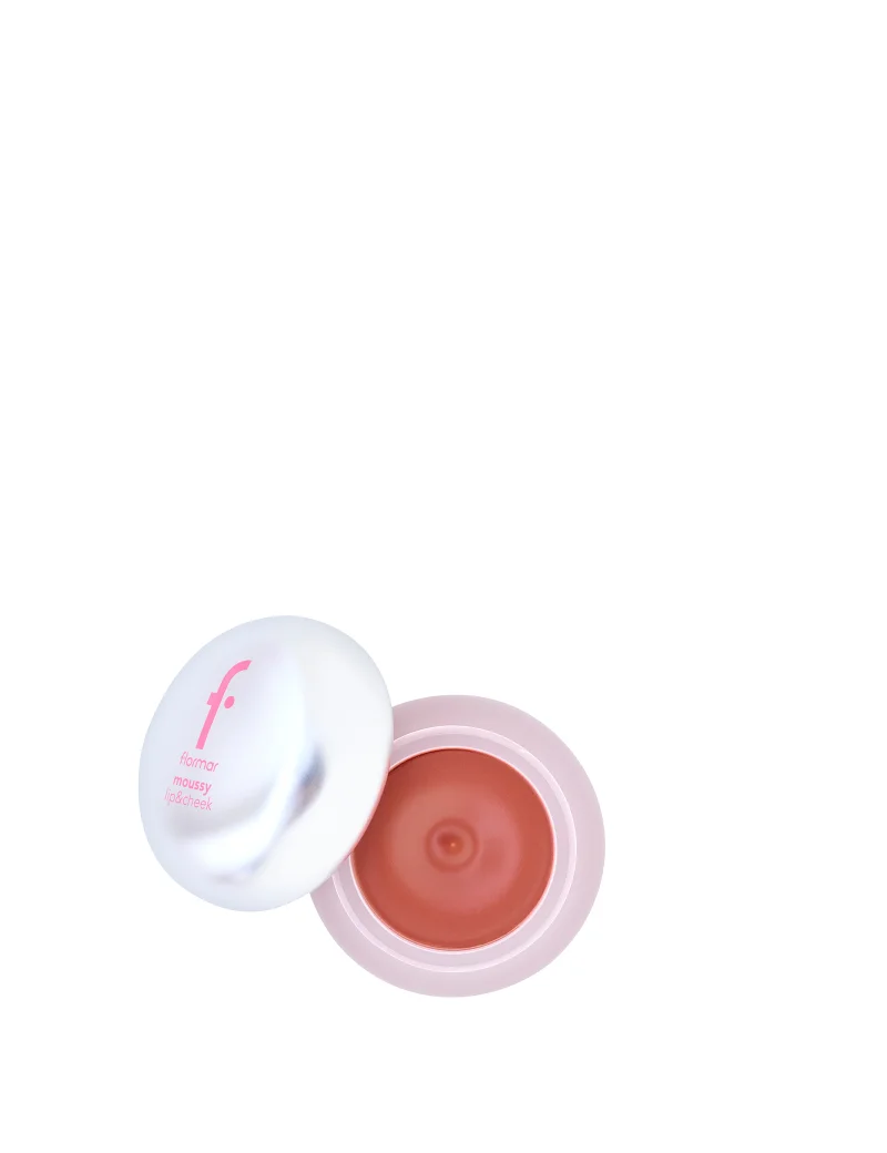 فلورمار K-Spirit Moussy Lip & Cheek – 003 Mocha Puff – Multi-Use Lip & Cheek Color, Blendable Mousse Texture, Soft Matte Look