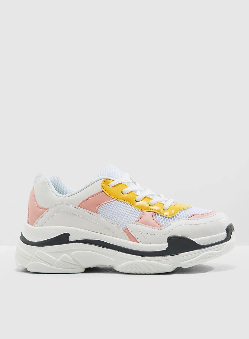 Ginger Chunky Colourblock Sneaker
